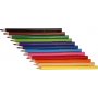 Colortime Kleurpotloden - gemengde kleuren - JUMBO - 12 st