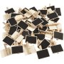 Bord met clip - 6,8 x 4,7 cm - 100 st