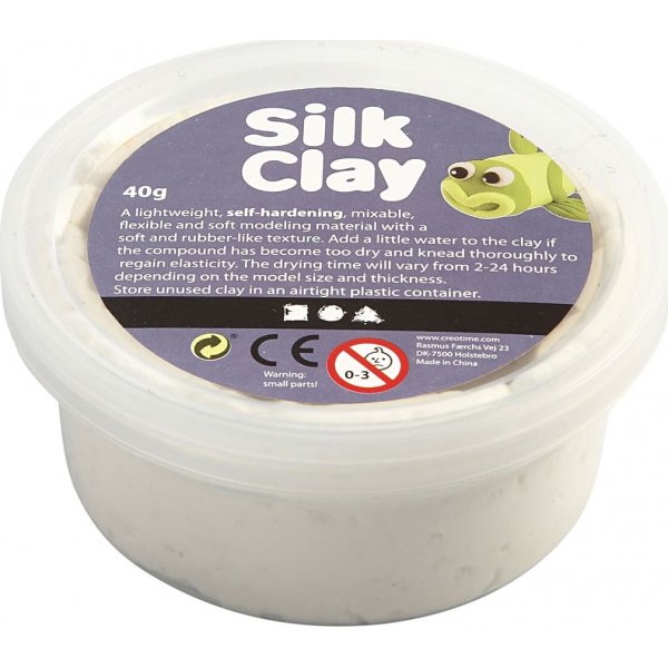 Silk Clay - wit - 40 gr