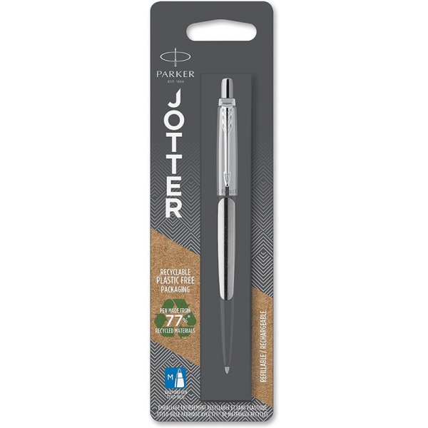 Balpen Parker Jotter - Balpen Medium - Blauwe inkt - 1-Blister